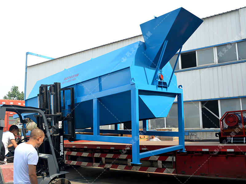 GTS1845重型無軸滾筒篩沙機(jī)發(fā)貨圖片_發(fā)往河南周口_篩砂子